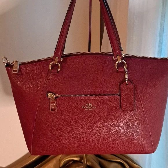 NEW Coach  Prairie Burgundy Satchel and Crossbody Excellent Condition - Picture 7 of 14